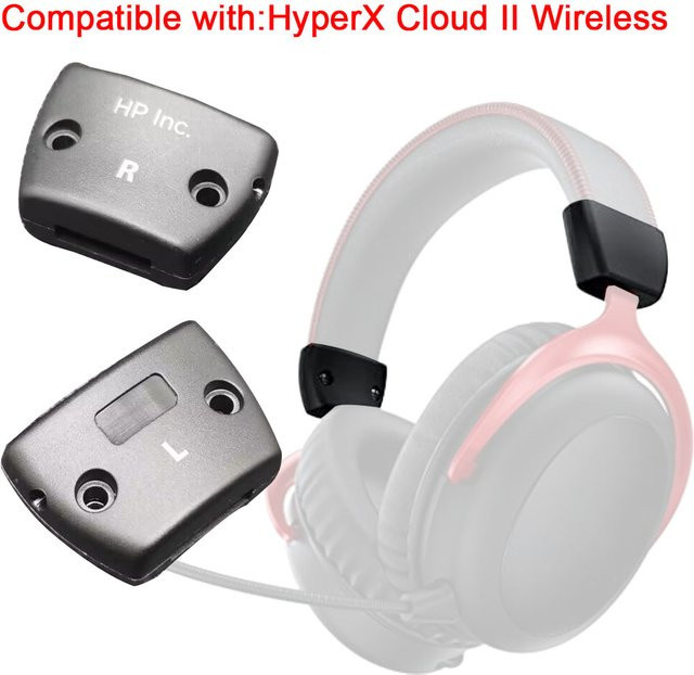 HyperX Cloud II Wireless Ersatz Stirnband mit Schnalle und Scharnier Clip in Schwarz - Bild 1
