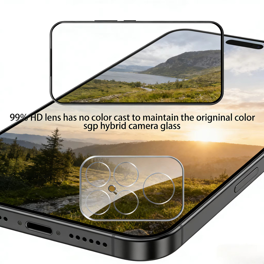 3D HD gehärtetes Glas Kamera-Schutzfilm für Xiaomi POCO F8 F7 Ultra X7 Pro Redmi K90 ProMax transparent - Bild 2