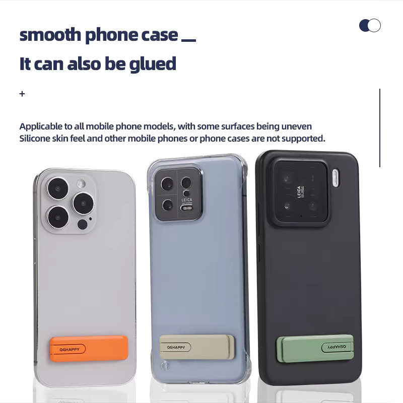 Universeller verstellbarer Telefonständer für iPhone und Samsung in Weiß, vertikaler und horizontaler Halter - Bild 4