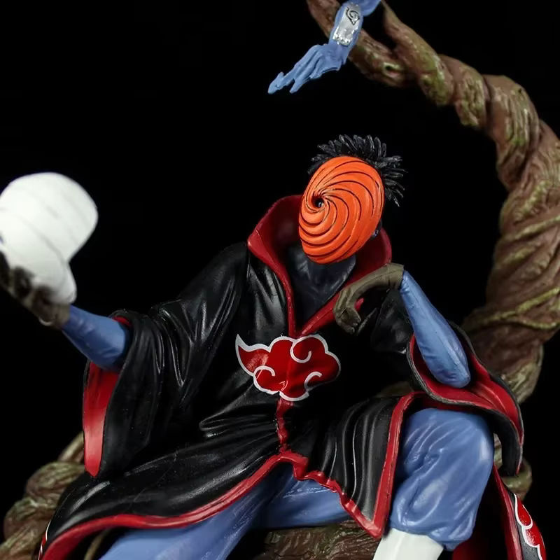 Bandai Naruto Akatsuki Tobi Uchiha Obito Figur aus PVC in Schwarz, Höhe: 32 cm - Bild 3
