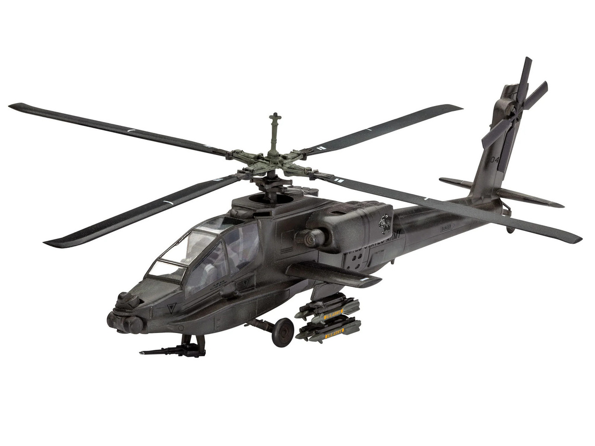 Revell AH-64A Apache, Fahrzeug, 1:100, ab 10 Jahren - Bild 3