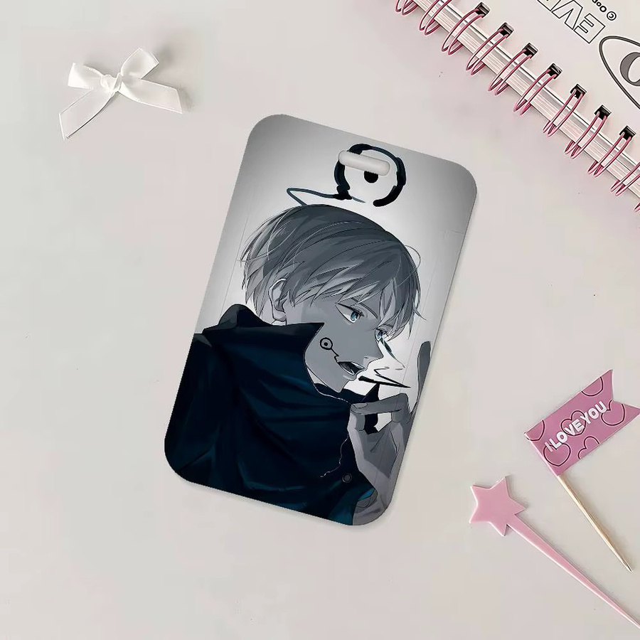 Anime Inumaki Toge Ausweishalter mit Umhängeband für Schule und Büro in Multicolour - Bild 6