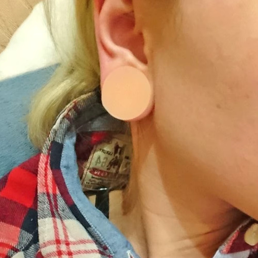 Ohr Piercing Plugs Silikon, Bunt, Unisex, 3mm-50mm - Bild 5