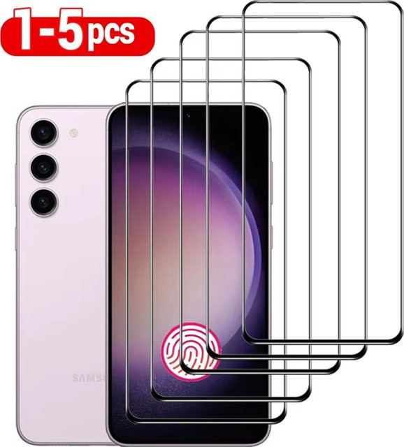 Gehärtetes Schutzglas in Transparent für Samsung Galaxy S25 S24 S23 S22 S21 S20 FE sowie A56 A55 A54 A53 A52 A51 A36 A35 A33 A26 A16 A15 A14 A13 A12 5G - Bild 1