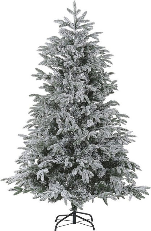 Künstlicher Weihnachtsbaum mit Schnee von BELIANI in Weiß, Höhe: 210 cm - Bild 1