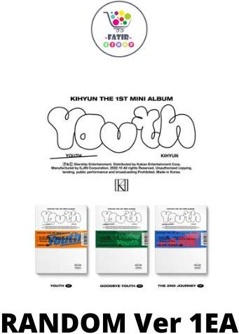 KIHYUN Monsta X 1. Mini-Album YOUTH Random Ver. White CD - Bild 1