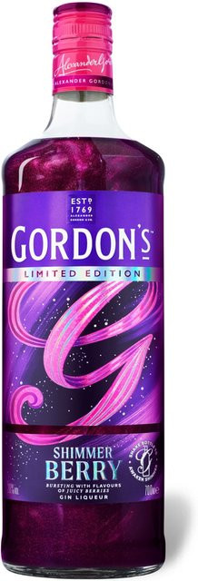 Gordon's Limited Edition Shimmer Berry Liqueur & Aperitif 0,7 l - Bild 1