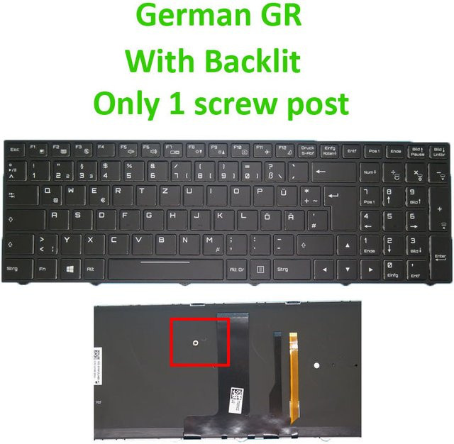 RGB-Hintergrundbeleuchtete N850 Tastatur in Schwarz - Bild 1