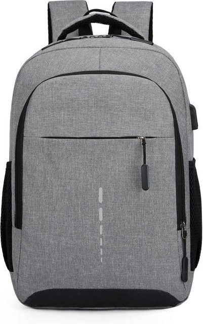 Weft Reise-Rucksack für Herren in Grau mit USB-C Ladefunktion und Laptopfach, wasserdicht und großkapazitativ - Bild 1