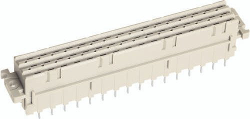 HARTING Federleiste 09062322845 aus Messing in Beige mit 3 Reihen - Bild 1