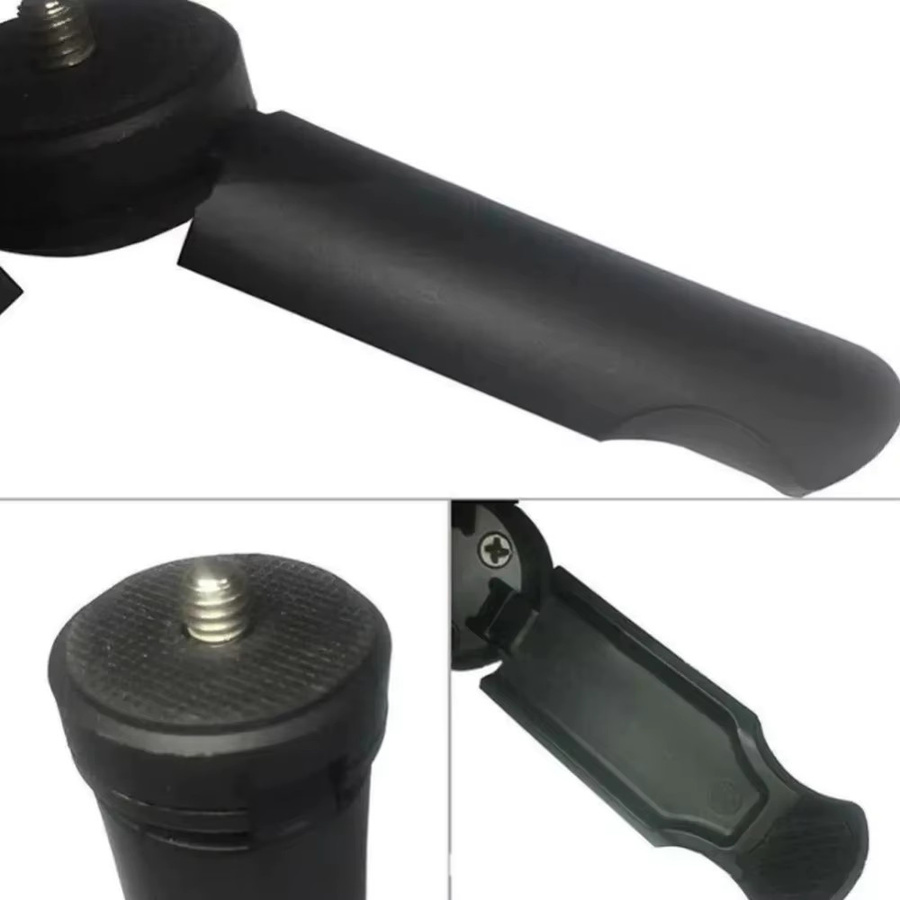 Desiontal Mini-Stativ für DJI Osmo Pocket 3 und 4 in Schwarz mit 1/4-Zoll-Schraube, kompatibel mit GoPro und Telefonclip inklusive Erweiterungsadapter - Bild 3