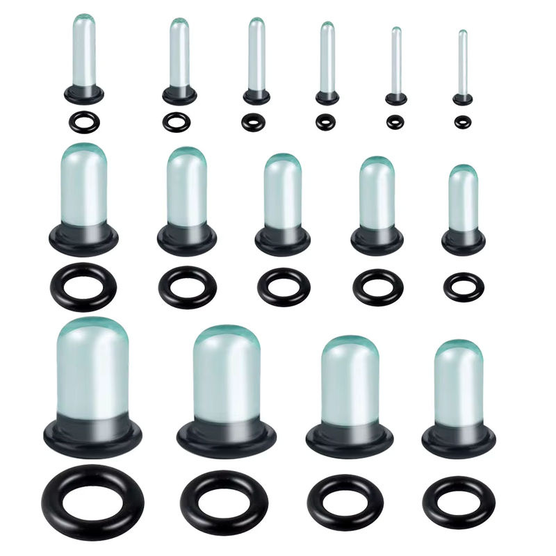 WTX Ohrmessgeräte Glas, Dehnungsset, 1,6–16 mm, Unisex - Bild 7