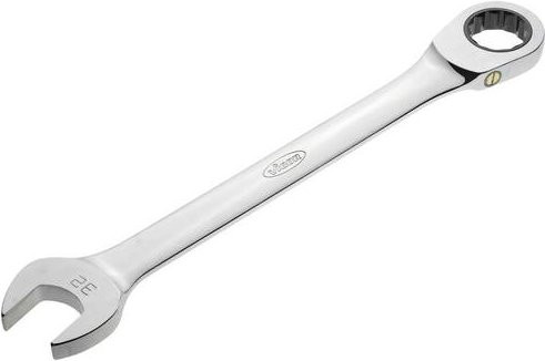 Vigour Maul-Ringratschenschlüssel in Silber, Schlüsselweite: 32 mm, Gesamtlänge: 395 mm - Bild 1