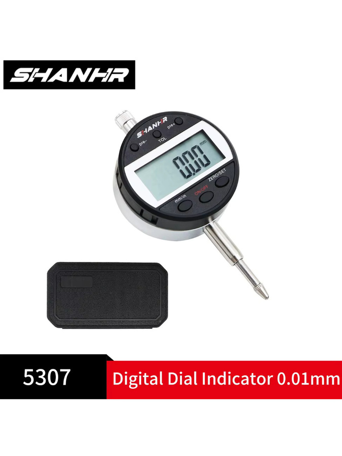 SHANHR Elektronische Digitale Messuhr mit Sonde, Messbereich 12,7/25,4 mm, Genauigkeit 0,01 mm, Zoll und Metrisch - Bild 7