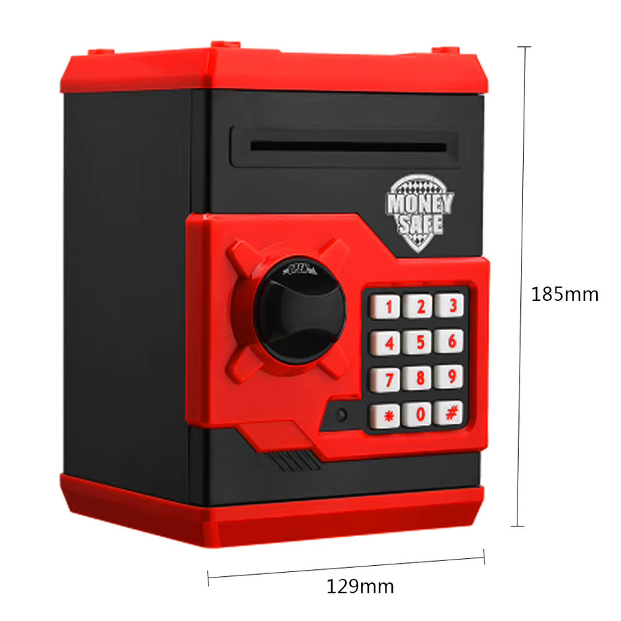alloet Geldautomat-Sparbüchse, Bargeld-Sparbox, Tresor aus Naturharz - Bild 4