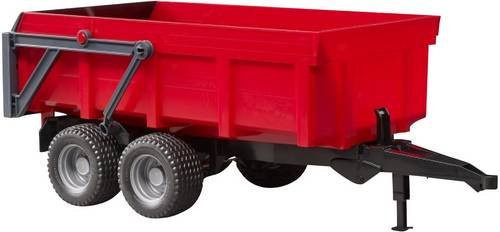 Bruder Wannenkippanhänger mit Automatikrückwand Landwirtschaft rot - Bild 1