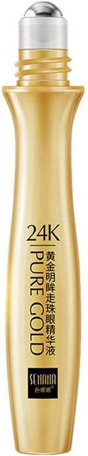 Beauty Makeup Station 24k Gold Bright Eye Serum Roll-on, 15 ml, Unisex - Bild 1