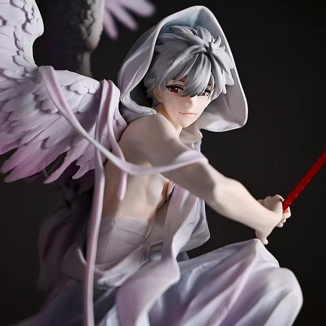 Kaworu Nagisa GK Actionfigur, Anime Geflügelte Statue, grau, ab 14 Jahren - Bild 1
