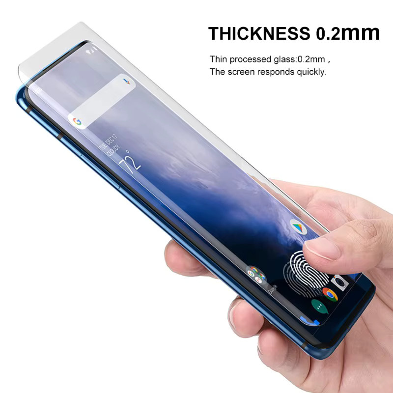 UV-Flüssigkleber HD Panzerglas Displayschutzfolie für OPPO Find X2 X3 X5 X6 Neo X7 Ultra Reno 3 4 5 6 7 9 10 11 12 Pro transparent - Bild 2