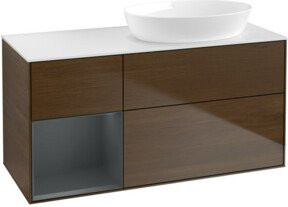 V&B Waschtischunterschrank Finion in Weiß, Breite: 120 cm, Tiefe: 50,1 cm, Höhe: 50,1 cm - Bild 1