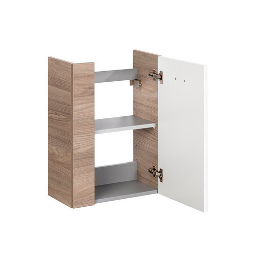 Fackelmann Waschbeckenunterschrank SBC Gäste Bad Hochglanz Steinesche/Weiss B/H/T: 44 x 60 x 24,3 cm - Bild 2