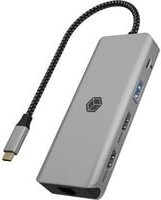 ICY BOX Dockingstation IB-DK4012-CPD in Silber mit HDMI, USB-C und USB-A - Bild 1