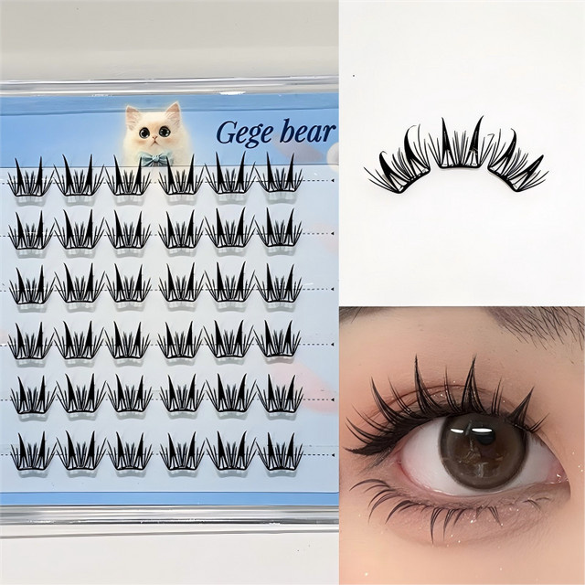 Gege Bear Natural Comic C-Curl Selbstklebende Wimpern - Bild 1