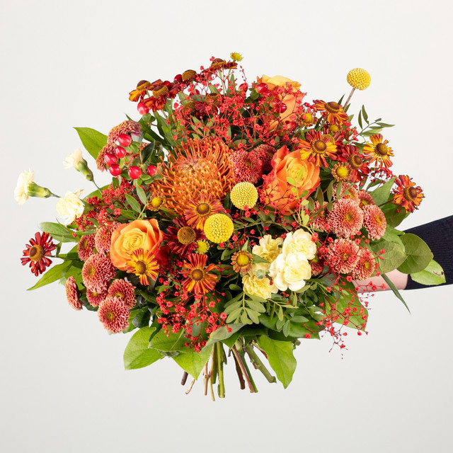 BLUME2000 Orange Dream Bouquet orange Herbst - Bild 1