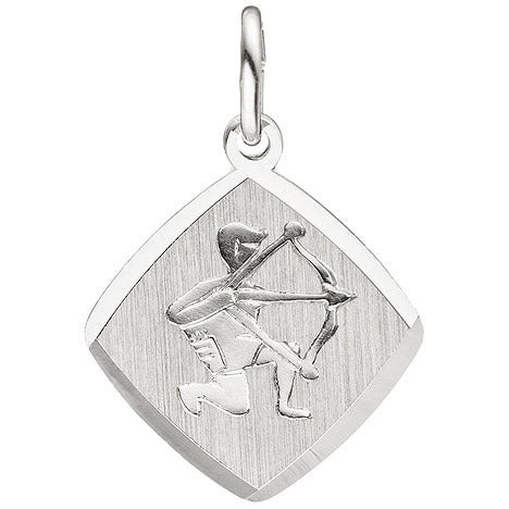 Colfem Anhänger Sternzeichen Schütze, 925 Sterling Silber, matt, Unisex - Bild 1