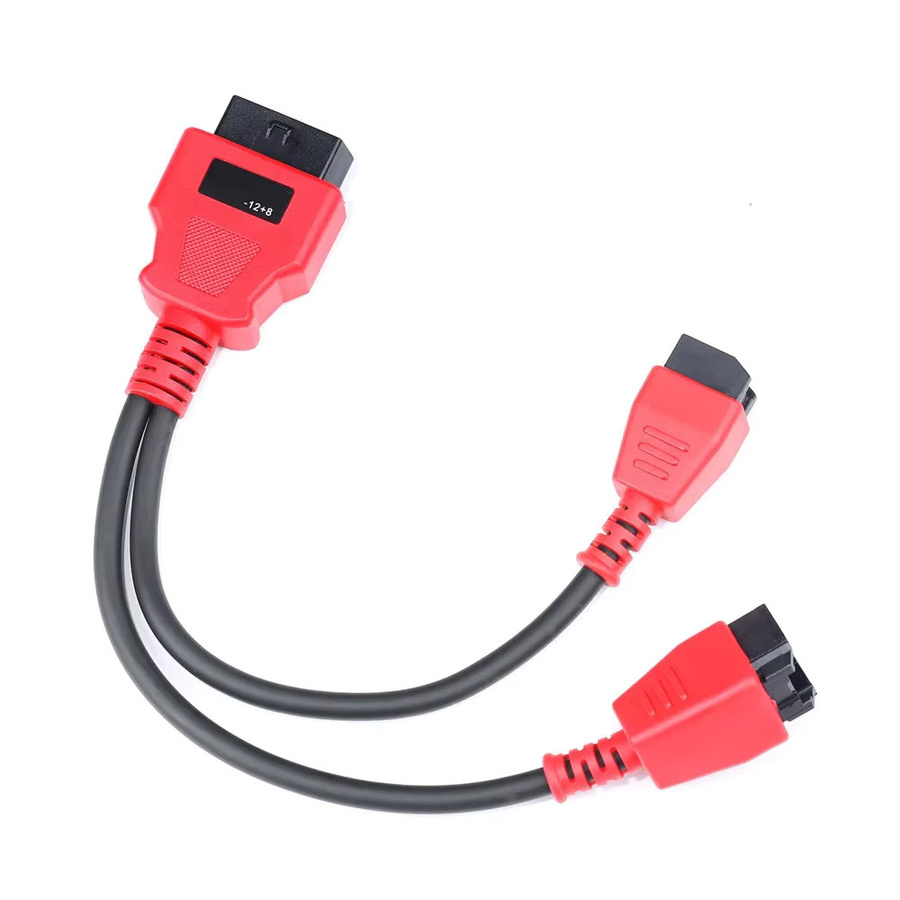 ITSkey FCA 12+8 Universal Adapter für Chrysler Fiat Secure Gateway Modul SGW in Rot, kompatibel mit OBDSTAR X300DP PLUS, Autel MaxiSys, IM608 und X431 V - Bild 2
