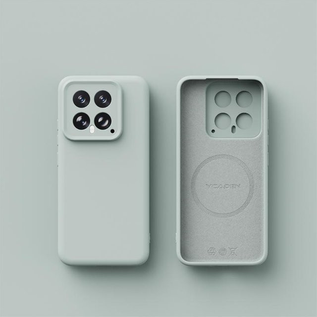 Magnetische MagSafe Silikon Hülle für Xiaomi 14 13 15 Pro Max Ultra und Redmi K80 K70 K60 Pro in Grau und Multicolour - Bild 1