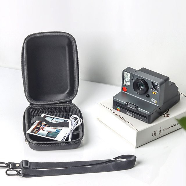 JAOUCAM Kameratasche in Schwarz als Schutzhülle für Polaroid Now, Onestep, Flip und Gen2/3 - Bild 1