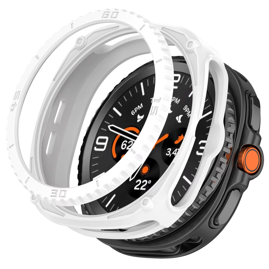 Samsung Galaxy Watch 8 Classic 46 mm Smartwatch Cover, TPU, Schwarz - Bild 2