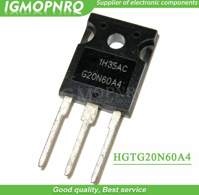 5er-Set HGTG20N60A4 20N60A4 TO-247 Transistoren in Schwarz - Bild 1