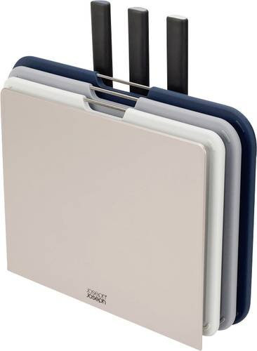 Joseph Joseph Nest Plus Schneidebrett und Messer Set, 6-teilig, Grau/Mehrfarbig - Bild 1