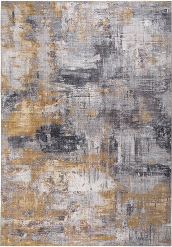Luxorliving Teppich Prima in Grau-Gelb mit abstraktem modernem Design, B/L: 120 x 170 cm - Bild 1