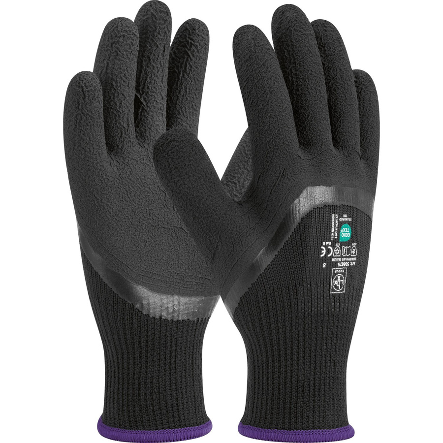 LUX-TOOLS Winterhandschuh in Schwarz, Größe 7, gefüttert - Bild 2