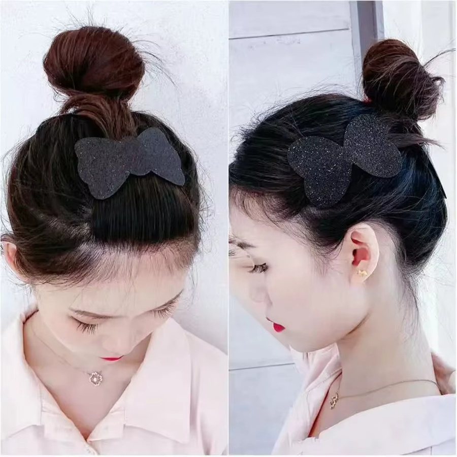 Junyeh Haar-Accessoires Pony Clip, 5 Stück, Schwarz, Damen - Bild 3