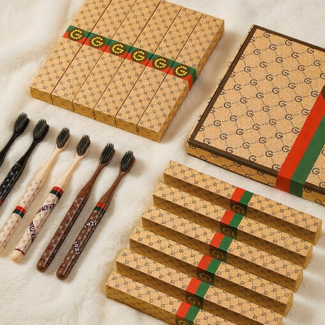Zahnbürsten-Geschenkbox, Schwarz und Weiß, Unisex - Bild 1