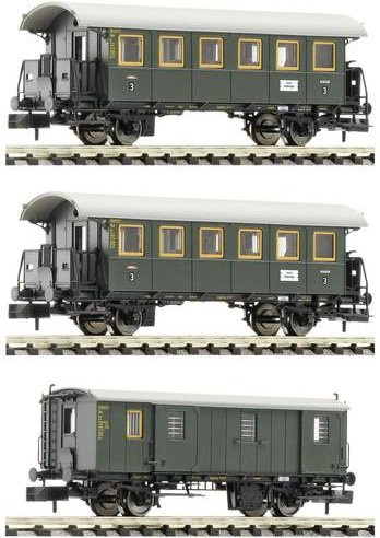 Fleischmann 6260023 N 3er-Set Personenzug der DB - Bild 1
