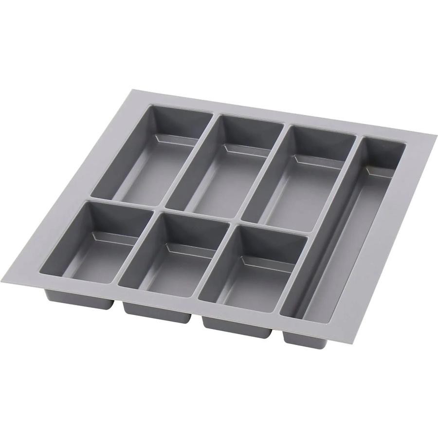 Agoform Besteckeinsatz Classico aus Kunststoff in Schiefergrau, kürzbar, B: 49,0 cm, T: 44,0 cm, H: 5,05 cm - Bild 2