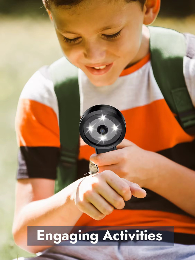 Hayve Digitalmikroskop, Lupe mit Licht, Schwarz - Bild 7