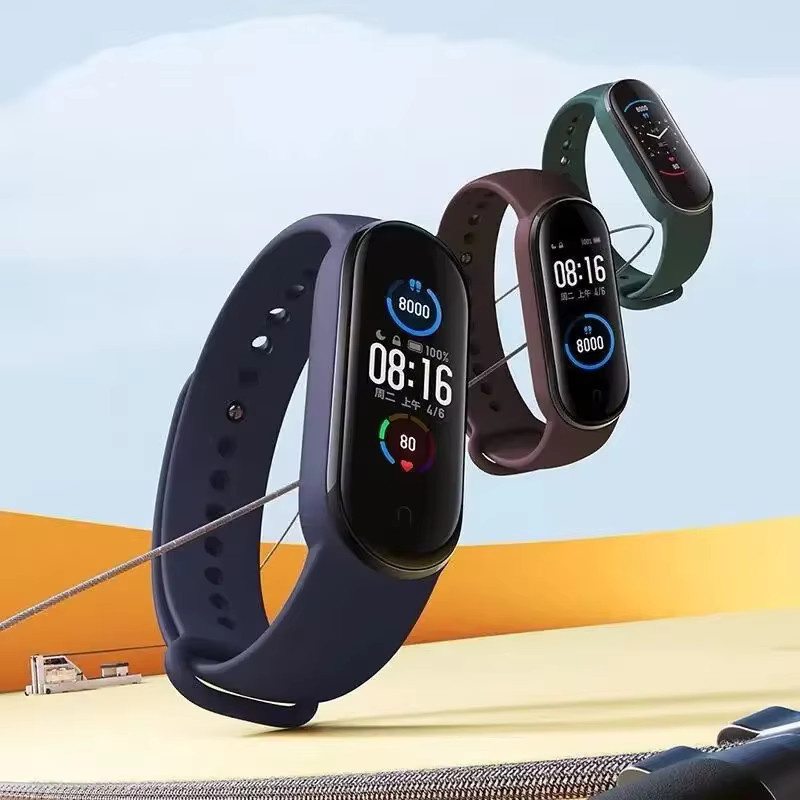 Xiaomi Uhrenarmband, Silikon, Multicolor, für Mi Band 6 5 4 3 7 - Bild 2