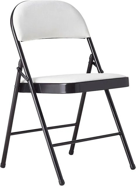 Mömax Klappsessel Walter III Schwarz/Beige modern stapelbar - Bild 1