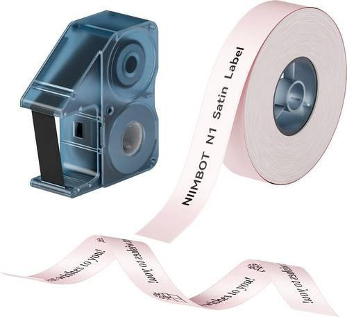 NIIMBOT Satin Label Set Pink für N1 Etikettenband - Bild 1