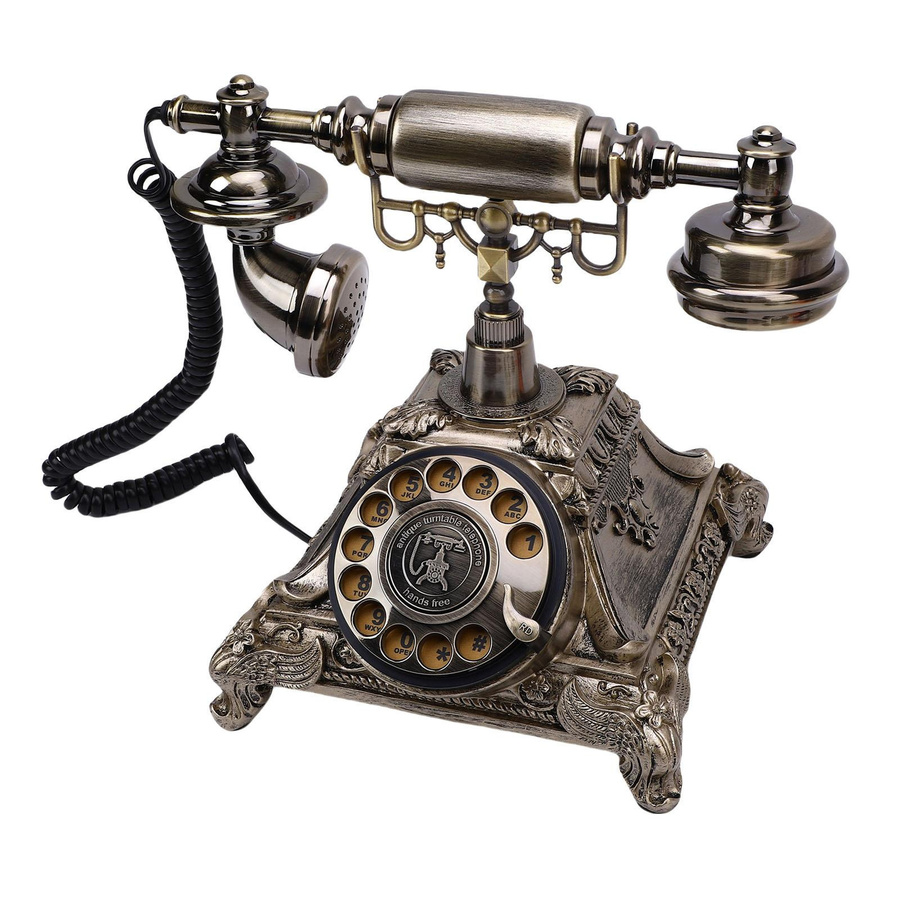 Nensit Audio-Gästebuch-Telefon im Vintage-Retro-Stil mit 32 GB Kapazität für Sprachnachrichten, Farbe: Weiß - Bild 2