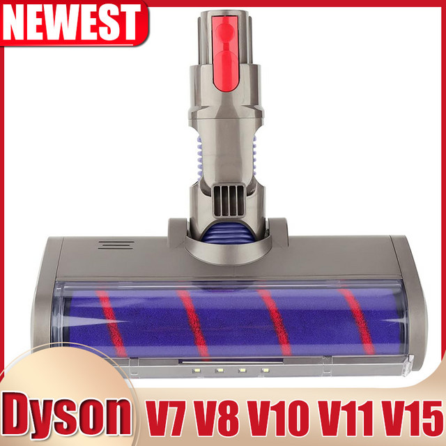 Dyson Ersatz-Reinigungsbürstenkopf für weiche Rollen, Bodenbürstenzubehör für V7, V8, V10, V11 und V15 Serie mit Schnellverschluss - Bild 1