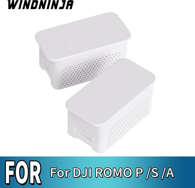 WINDNINJA Silbernes bakteriostatisches Modul für DJI ROMO P S A Staubsauger-Ersatzwassertank mit Ionen-Geruchssterilisation in Weiß - Bild 1