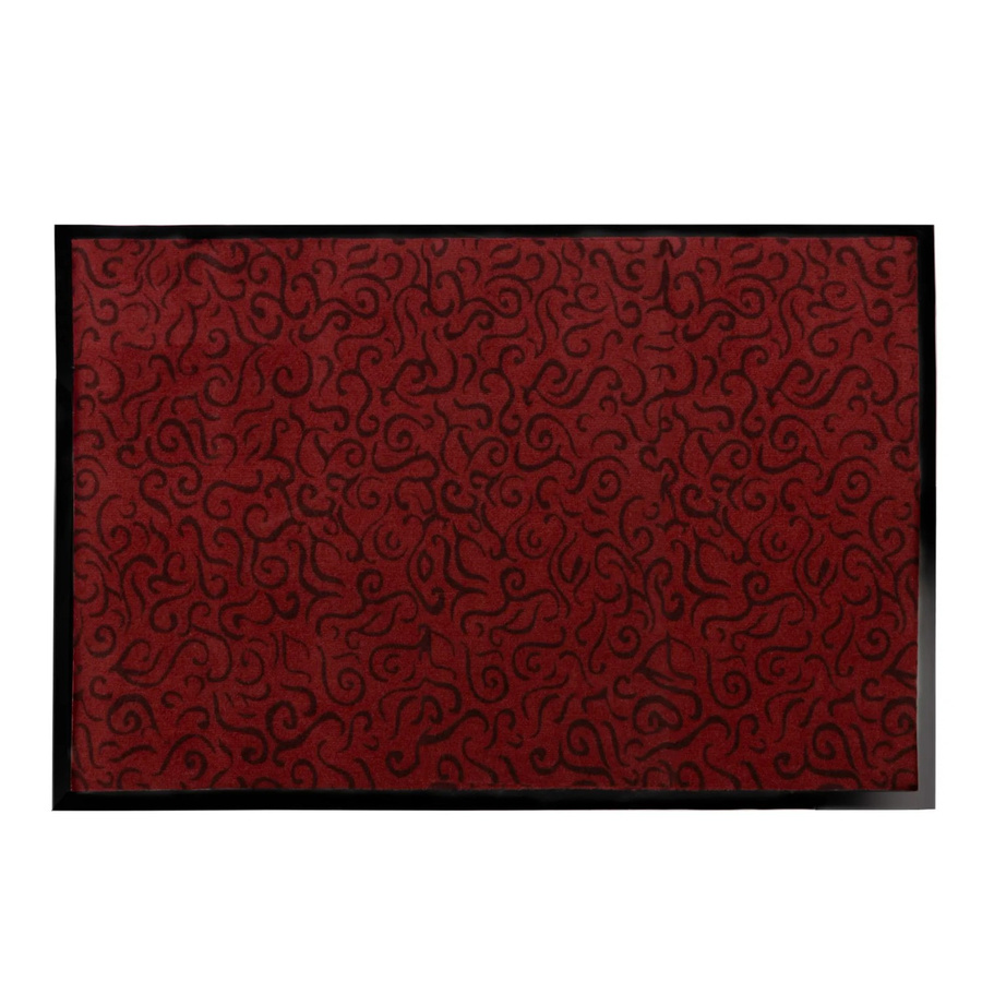 Karat Schmutzfangmatte Brasil in Rot mit rutschfester Gummikante und antistatischer Wirkung, B/T: 90 x 120 cm - Bild 2