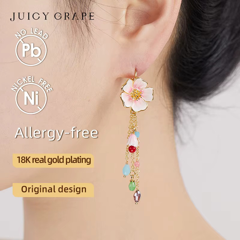 Juicy Grape Ohrringe, Gold, Messing, Damen - Bild 2